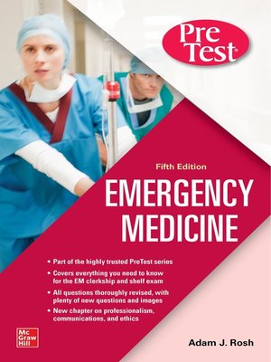 cover image of PreTest Emergency Medicine